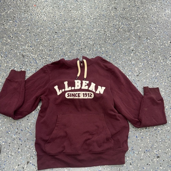 L.L.Bean since 1912 Spell out Logo Sweatshirt Hoodie Size SM Outdoor Camp - Picture 5 of 8